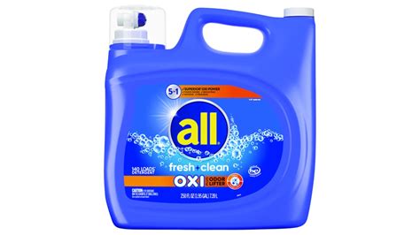 All Oxi Plus Odor Lifter Fresh Clean 140 Loads Liquid Laundry Detergent