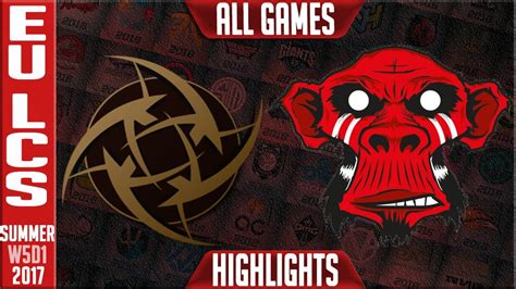 Nip Vs Mm Highlights All Games Eu Lcs Week Summer Highlights