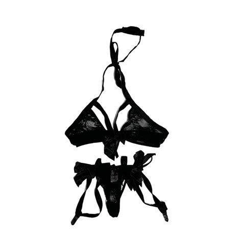 Black Bikini Lingerie Set Gem