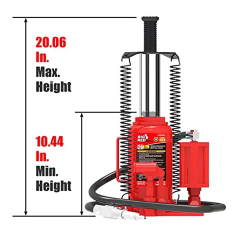 Reviews For BIG RED TA92006 Torin Pneumatic Air Hydraulic Bottle Jack