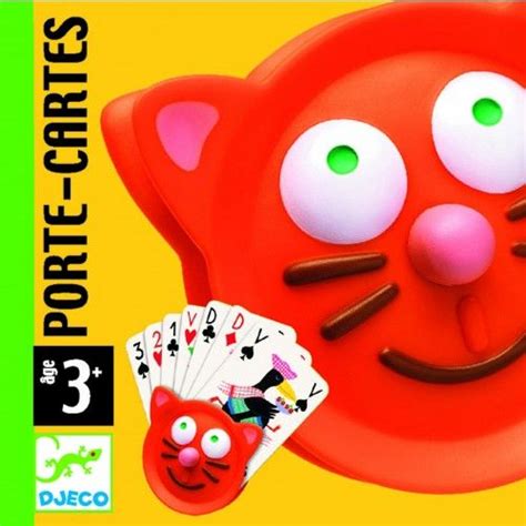 Jeu Chat Portes Cartes Djeco Playing Card Holder Djeco Card Holder