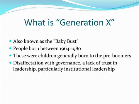 PPT - Generation X? PowerPoint Presentation, free download - ID:1778057