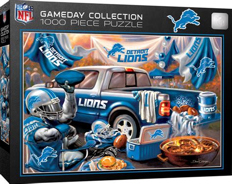 Detroit Lions Gameday Pieces Masterpieces Puzzle Warehouse