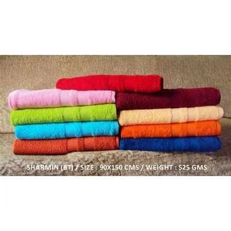 Solid Plain Bath Towel Size X Weight Gsm At Rs Piece In