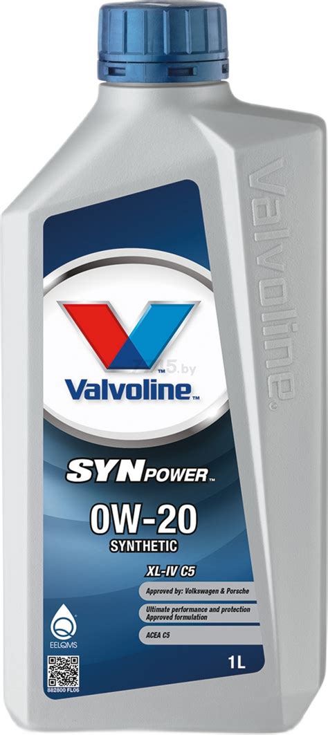 Моторное масло 0W20 синтетическое VALVOLINE SynPower XL IV C5 купить в