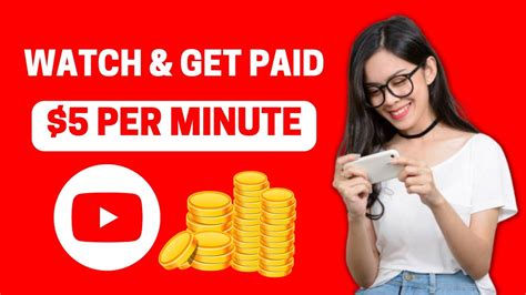 Get Paid Per Minute By Watching Videos In Youtube Make Money