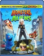 Monsters vs. Aliens 3D Blu-ray Release Date March 16, 2010 (Samsung 3D ...