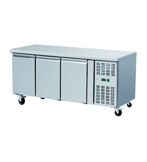 Three Door Worktop Chiller Gn Tn Trust Kitchens Equipment