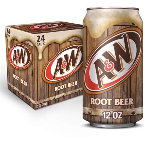 A&W® Root Beer Soda Cans, 24 pk / 12 fl oz - Kroger