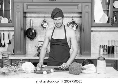 755 Naked Man Cooking Images Stock Photos Vectors Shutterstock