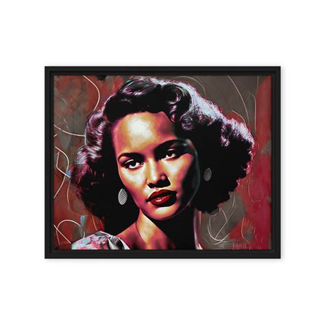 Beautiful Black Woman 2 Graffiti-art framed Canvas - Etsy