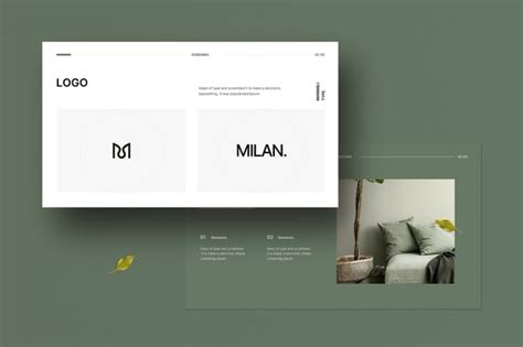 Milan Brand Guidelines Template Incl. agency & brand - Envato