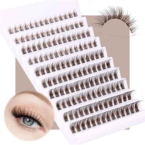 Amazon Brown Lash Cluster DIY Eyelash Extensions Natural Cluster