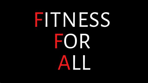 Fitness For All 2022