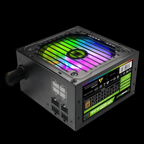 Gamemax Vp 600 Rgb M 600w Psu Semi Modular 80 White Vp600rgb Component Electronics Computer