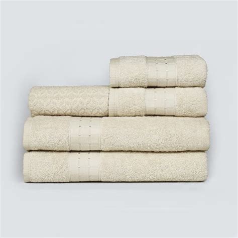 Jogo de Banho Toalha Class Banhão 5 pçs 100 Algodão Grossa Detalhe Decorativo Nude