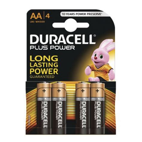 Pila AA Duracell Plus Power LR06 Pack 4 Unidades Soutelana