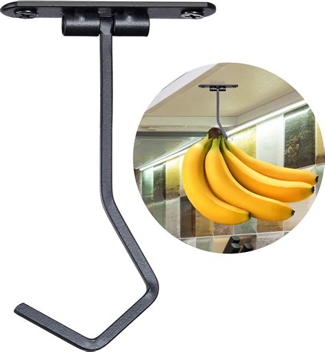 Egmehoad Banana Holder Hook Under Cabinet To Keep Bananas Fresh Banana