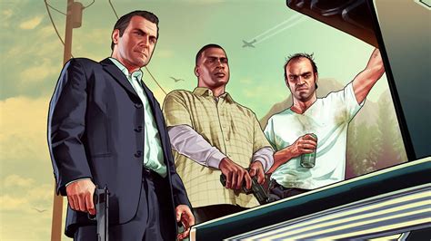 Grand Theft Auto Trailers Delve Into Protagonists Michael Franklin