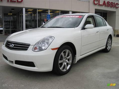 2006 Ivory White Pearl Infiniti G 35 X Sedan 26000031 Photo 4