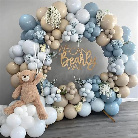 Blaue Ballon Girlande Bogen Kit Hochzeits Dekorationen Baby Party Party