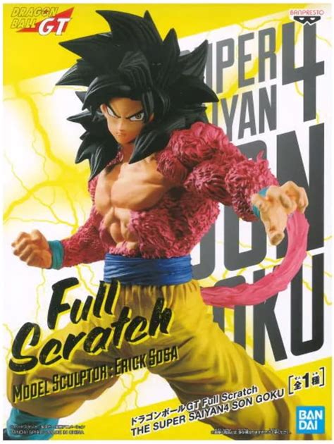 Dragon Ball Figur Super Saiyan 4 Full Scratch Son Goku 19 Cm Amazon De