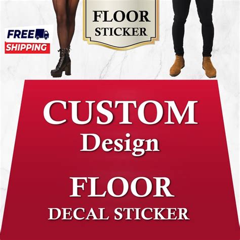 Custom Floor Decals - Etsy