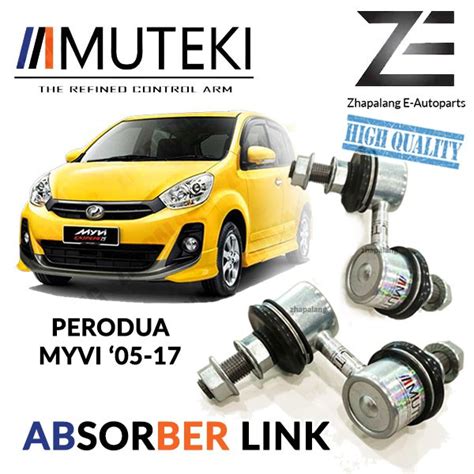 Pair Muteki Perodua Myvi Front Absorber Stabilizer Link Shopee