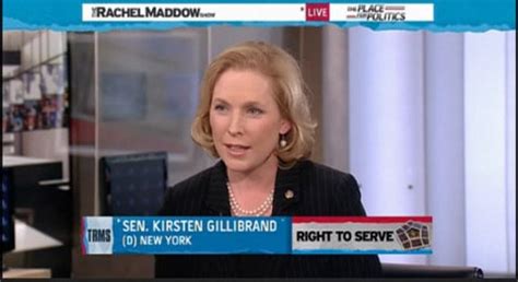 Watch Sen Kirsten Gillibrand Discusses DADT On Rachel Maddow Towleroad Gay News