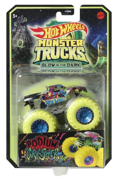 Mattel HW Hot Wheels Monster Trucks svítící ve tmě HCB Hračky Dům hraček MIKI FUN