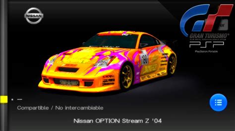 Nissan Option Stream Z Gran Turismo Psp Showcase Youtube