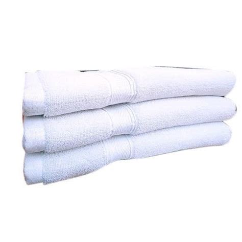 JC S Plain White Cotton Terry Towel For Hotel At Rs 220 Piece In Erode