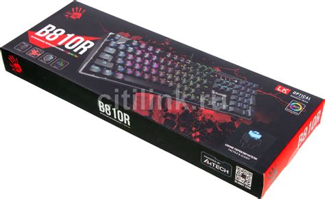 Клавиатура A4TECH Bloody B810R Battlefield, черный - купить в Ситилинк ...