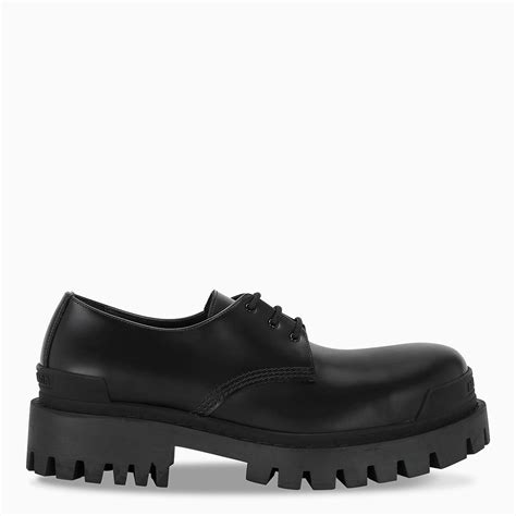 Balenciaga Leather Chunky Shoes in Black for Men - Lyst