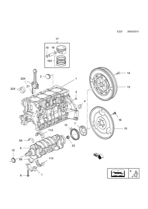 Opel ASTRA-J - Cylinder block > Opel EPC Online > nemigaparts.com