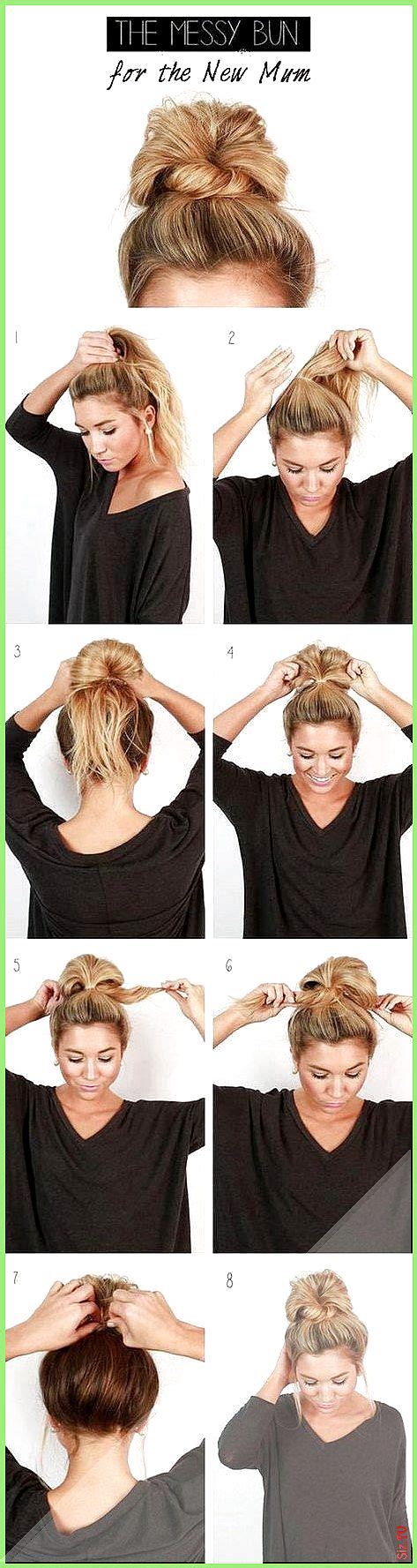 Coolest Messy Super High Bun Tutorial For Long Hairand Coolest Messy