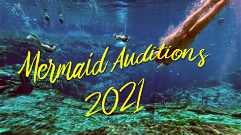 Weeki Wachee Mermaid Auditions 2021 Youtube