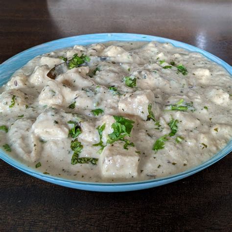 Homemade Paneer in White Gravy Recipe — Chhaya's Food