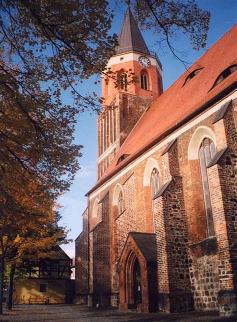 Kirchturm Calau Natur Brandenburg