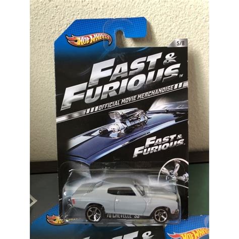 Hot Wheels Fast Furious Official Movie Merchandise Chevelle Ss Shopee Thailand
