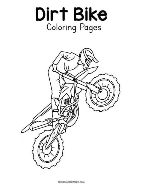 Free Motorcycle Coloring Pages To Print