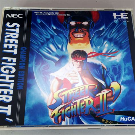 Street Fighter Ii Champion Edition Pc Engine Japan Import Retrobit Game