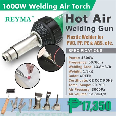 Plastic Welders Hot Air Welding Torch Gun Free Shipping AquaponicsGoGreen