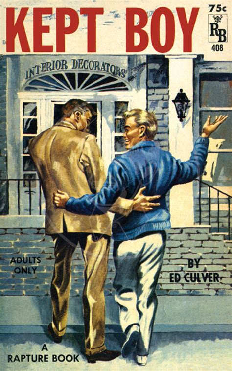 Kept Boy X Gicl E Canvas Print Of A Vintage Gay Pulp Paperback Cover Etsy
