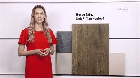 H3149 TM37 Dub Riffian kouřový Lakované desky PerfectSense Feelwood