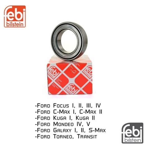 Подвесной подшипник Febi для Ford Focus 1, 2, 3, Fiesta, Kuga, Mondeo ...