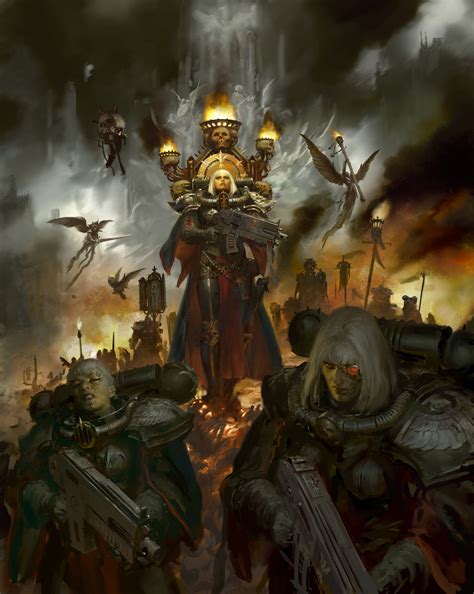 ADEPTA SORORITAS 8.ed. Codex-Cover by Paul Dainton (ArtStation
