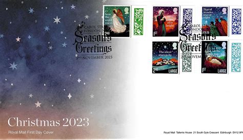 2023 Royal Mail Christmas FDC – Cotswold & Stuart First Day Covers