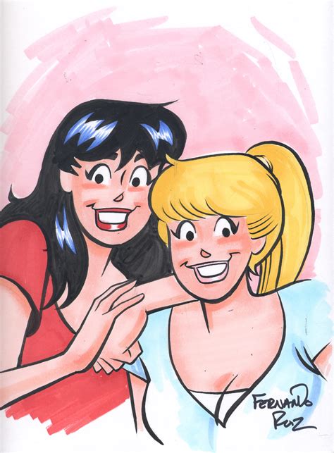 How To Draw Betty And Veronica Manchesterstrip0