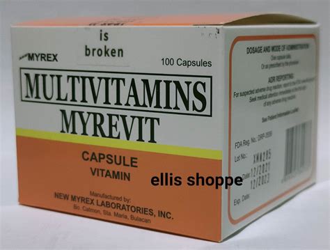 Myrevit Multivitamins Box Of Capsules Lazada Ph